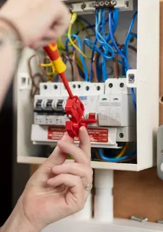 Domestic consumer unit installed by DTF Electrical